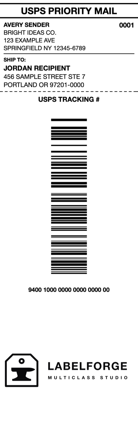 Spine label render